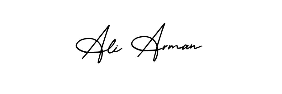 Check out images of Autograph of Ali Arman name. Actor Ali Arman Signature Style. AmerikaSignatureDemo-Regular is a professional sign style online. Ali Arman signature style 3 images and pictures png