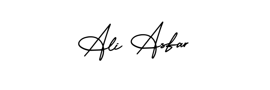 Design your own signature with our free online signature maker. With this signature software, you can create a handwritten (AmerikaSignatureDemo-Regular) signature for name Ali Asfar. Ali Asfar signature style 3 images and pictures png