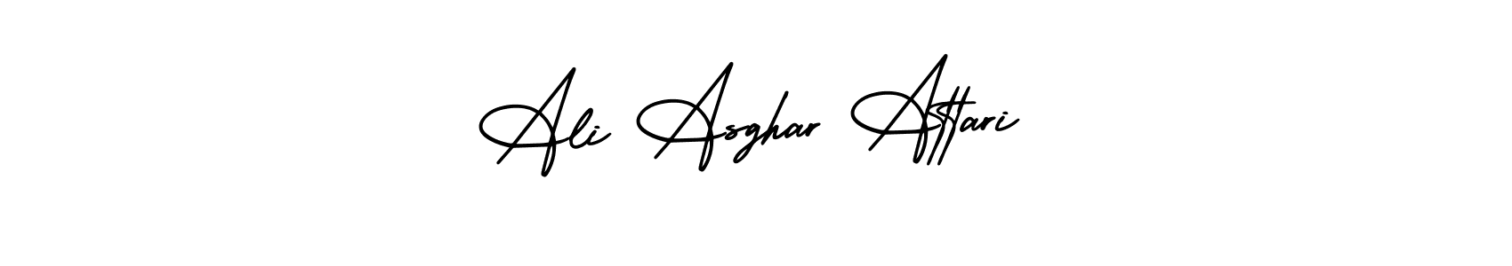 You can use this online signature creator to create a handwritten signature for the name Ali Asghar Attari. This is the best online autograph maker. Ali Asghar Attari signature style 3 images and pictures png