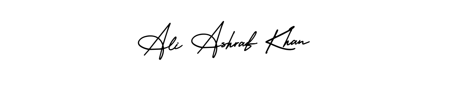 if you are searching for the best signature style for your name Ali Ashraf Khan. so please give up your signature search. here we have designed multiple signature styles  using AmerikaSignatureDemo-Regular. Ali Ashraf Khan signature style 3 images and pictures png