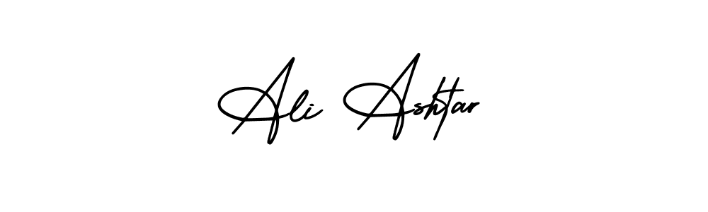 Similarly AmerikaSignatureDemo-Regular is the best handwritten signature design. Signature creator online .You can use it as an online autograph creator for name Ali Ashtar. Ali Ashtar signature style 3 images and pictures png