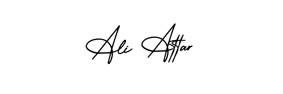 Also we have Ali Attar name is the best signature style. Create professional handwritten signature collection using AmerikaSignatureDemo-Regular autograph style. Ali Attar signature style 3 images and pictures png