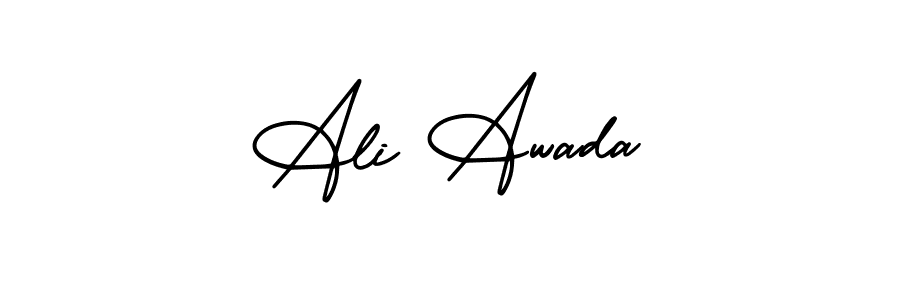 AmerikaSignatureDemo-Regular is a professional signature style that is perfect for those who want to add a touch of class to their signature. It is also a great choice for those who want to make their signature more unique. Get Ali Awada name to fancy signature for free. Ali Awada signature style 3 images and pictures png