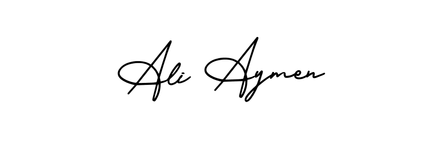 It looks lik you need a new signature style for name Ali Aymen. Design unique handwritten (AmerikaSignatureDemo-Regular) signature with our free signature maker in just a few clicks. Ali Aymen signature style 3 images and pictures png