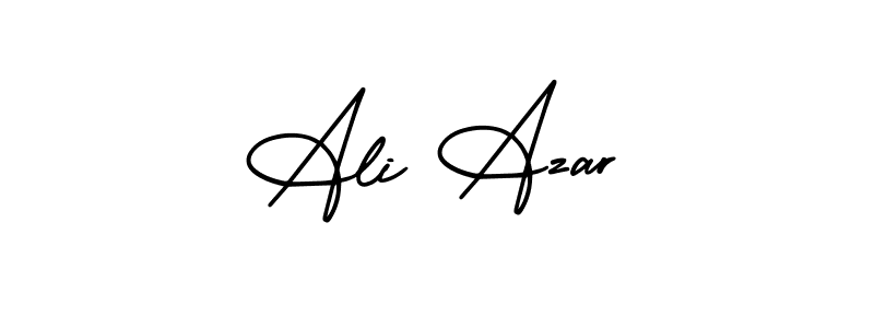 Design your own signature with our free online signature maker. With this signature software, you can create a handwritten (AmerikaSignatureDemo-Regular) signature for name Ali Azar. Ali Azar signature style 3 images and pictures png