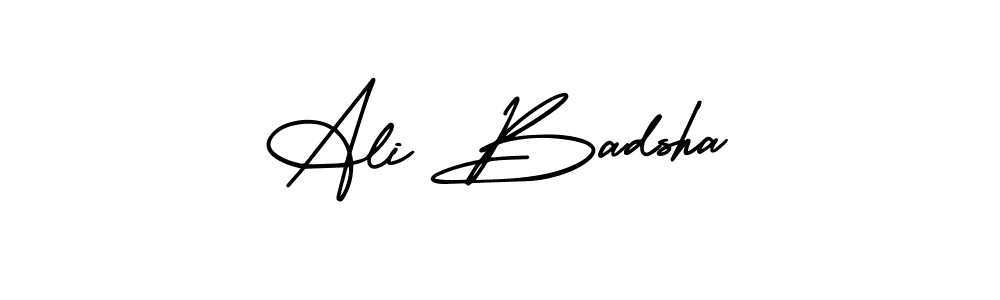 Similarly AmerikaSignatureDemo-Regular is the best handwritten signature design. Signature creator online .You can use it as an online autograph creator for name Ali Badsha. Ali Badsha signature style 3 images and pictures png