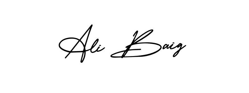 Also we have Ali Baig name is the best signature style. Create professional handwritten signature collection using AmerikaSignatureDemo-Regular autograph style. Ali Baig signature style 3 images and pictures png