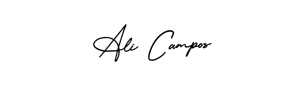 It looks lik you need a new signature style for name Ali Campos. Design unique handwritten (AmerikaSignatureDemo-Regular) signature with our free signature maker in just a few clicks. Ali Campos signature style 3 images and pictures png