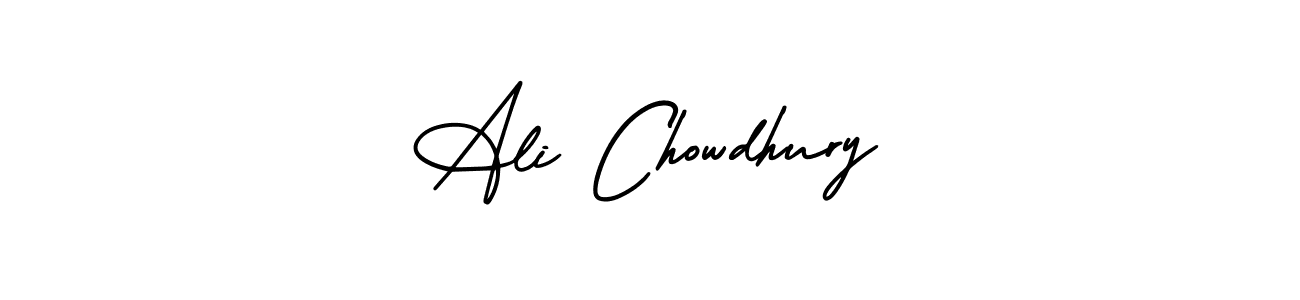 if you are searching for the best signature style for your name Ali Chowdhury. so please give up your signature search. here we have designed multiple signature styles  using AmerikaSignatureDemo-Regular. Ali Chowdhury signature style 3 images and pictures png