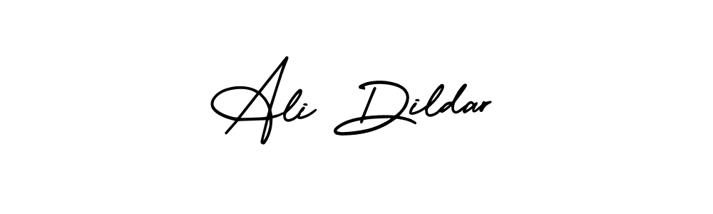 Ali Dildar stylish signature style. Best Handwritten Sign (AmerikaSignatureDemo-Regular) for my name. Handwritten Signature Collection Ideas for my name Ali Dildar. Ali Dildar signature style 3 images and pictures png