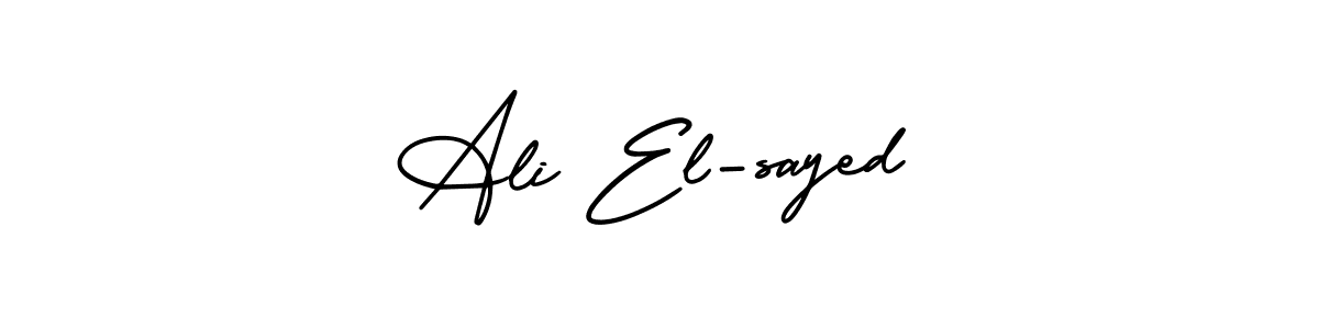 Make a beautiful signature design for name Ali El-sayed. Use this online signature maker to create a handwritten signature for free. Ali El-sayed signature style 3 images and pictures png
