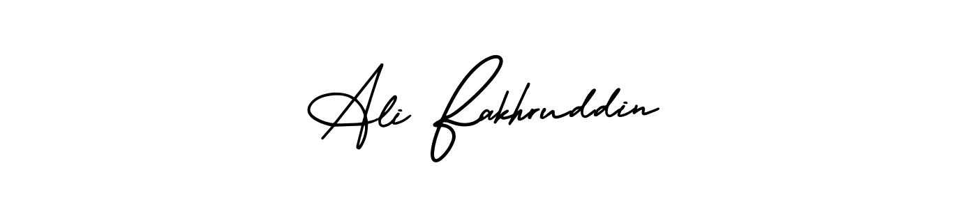 Also You can easily find your signature by using the search form. We will create Ali Fakhruddin name handwritten signature images for you free of cost using AmerikaSignatureDemo-Regular sign style. Ali Fakhruddin signature style 3 images and pictures png