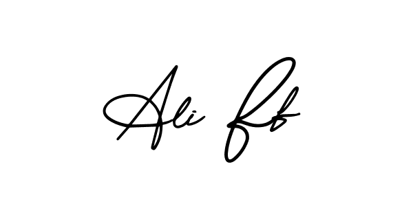 This is the best signature style for the Ali Ff name. Also you like these signature font (AmerikaSignatureDemo-Regular). Mix name signature. Ali Ff signature style 3 images and pictures png