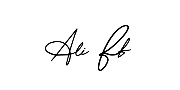 Check out images of Autograph of Ali Ff name. Actor Ali Ff Signature Style. AmerikaSignatureDemo-Regular is a professional sign style online. Ali Ff signature style 3 images and pictures png