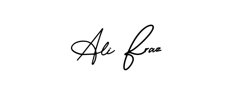 Also You can easily find your signature by using the search form. We will create Ali Fraz name handwritten signature images for you free of cost using AmerikaSignatureDemo-Regular sign style. Ali Fraz signature style 3 images and pictures png
