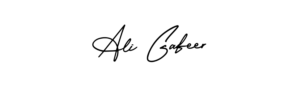 Make a beautiful signature design for name Ali Gafeer. With this signature (AmerikaSignatureDemo-Regular) style, you can create a handwritten signature for free. Ali Gafeer signature style 3 images and pictures png