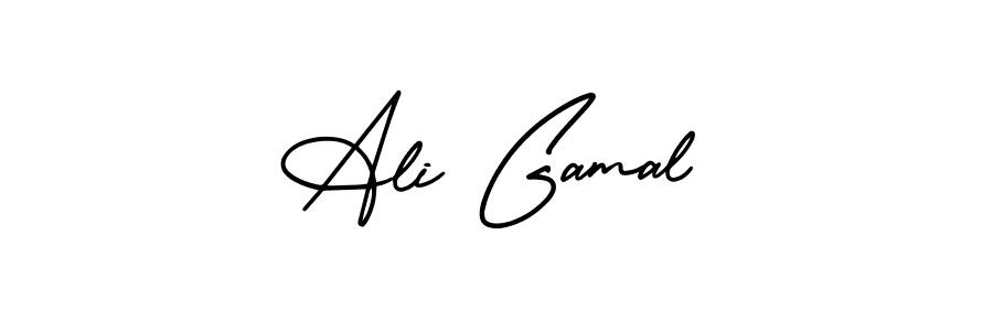 Use a signature maker to create a handwritten signature online. With this signature software, you can design (AmerikaSignatureDemo-Regular) your own signature for name Ali Gamal. Ali Gamal signature style 3 images and pictures png