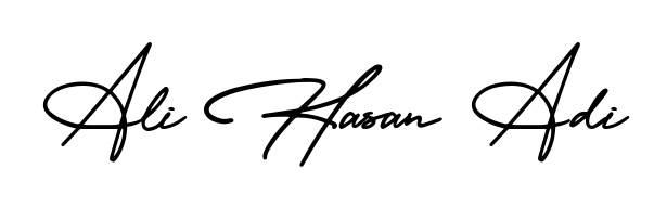 The AmerikaSignatureDemo-Regular font gives name Ali Hasan Adi a signature that looks effortless yet distinguished. Download high-res PNG instantly. Ali Hasan Adi signature style 3 images and pictures png