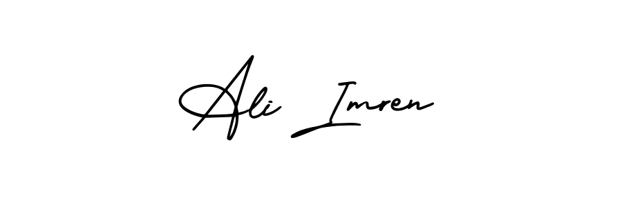 Design your own signature with our free online signature maker. With this signature software, you can create a handwritten (AmerikaSignatureDemo-Regular) signature for name Ali Imren. Ali Imren signature style 3 images and pictures png