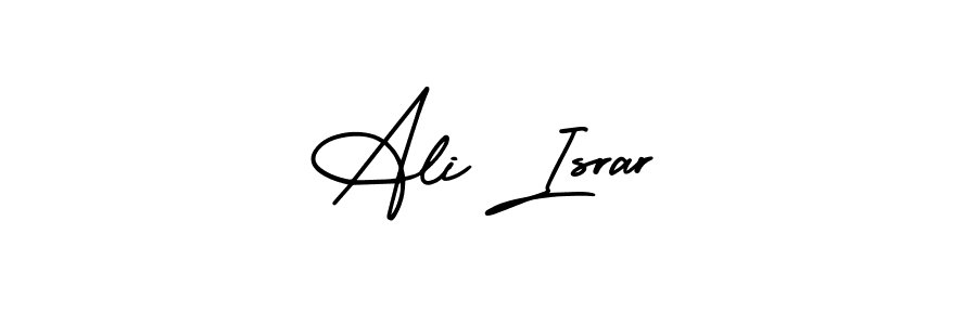 Make a beautiful signature design for name Ali Israr. With this signature (AmerikaSignatureDemo-Regular) style, you can create a handwritten signature for free. Ali Israr signature style 3 images and pictures png