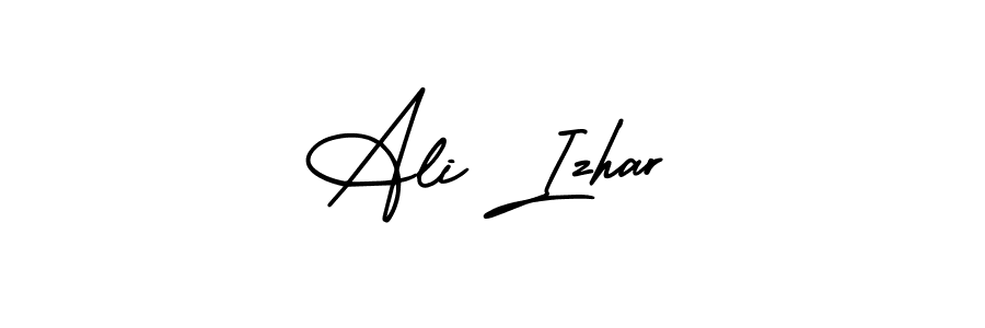 if you are searching for the best signature style for your name Ali Izhar. so please give up your signature search. here we have designed multiple signature styles  using AmerikaSignatureDemo-Regular. Ali Izhar signature style 3 images and pictures png