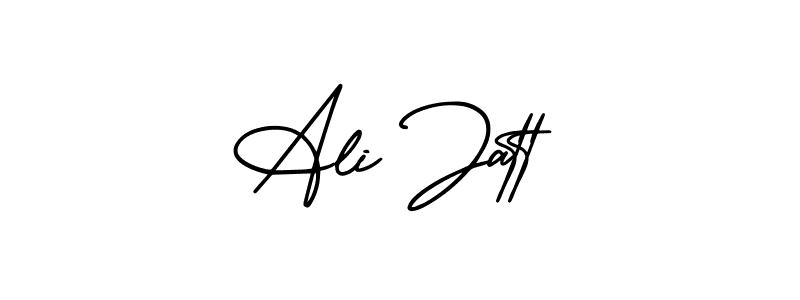 AmerikaSignatureDemo-Regular is a professional signature style that is perfect for those who want to add a touch of class to their signature. It is also a great choice for those who want to make their signature more unique. Get Ali Jatt name to fancy signature for free. Ali Jatt signature style 3 images and pictures png