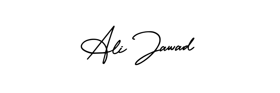 The best way (AmerikaSignatureDemo-Regular) to make a short signature is to pick only two or three words in your name. The name Ali Jawad include a total of six letters. For converting this name. Ali Jawad signature style 3 images and pictures png