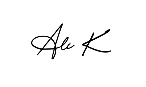 Best and Professional Signature Style for Ali K. AmerikaSignatureDemo-Regular Best Signature Style Collection. Ali K signature style 3 images and pictures png
