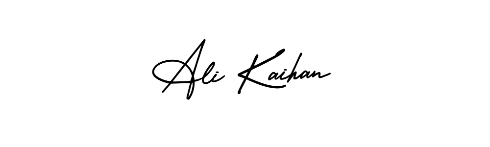 You can use this online signature creator to create a handwritten signature for the name Ali Kaihan. This is the best online autograph maker. Ali Kaihan signature style 3 images and pictures png