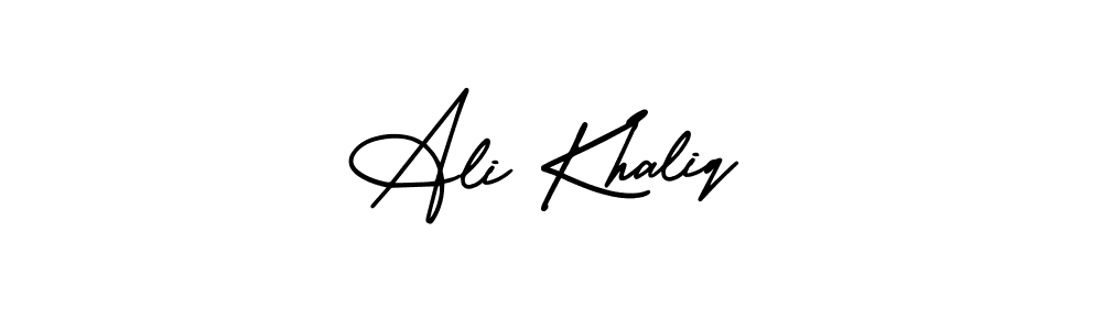 Also we have Ali Khaliq name is the best signature style. Create professional handwritten signature collection using AmerikaSignatureDemo-Regular autograph style. Ali Khaliq signature style 3 images and pictures png