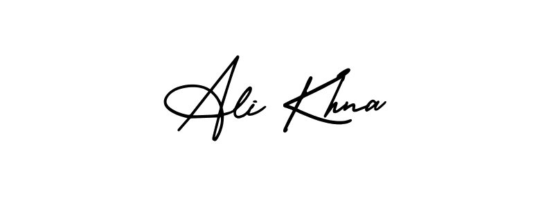 Also we have Ali Khna name is the best signature style. Create professional handwritten signature collection using AmerikaSignatureDemo-Regular autograph style. Ali Khna signature style 3 images and pictures png