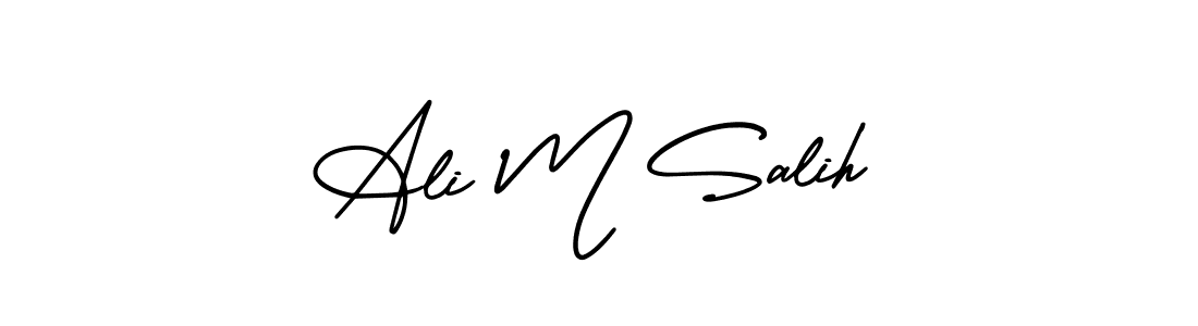 Also we have Ali M Salih name is the best signature style. Create professional handwritten signature collection using AmerikaSignatureDemo-Regular autograph style. Ali M Salih signature style 3 images and pictures png