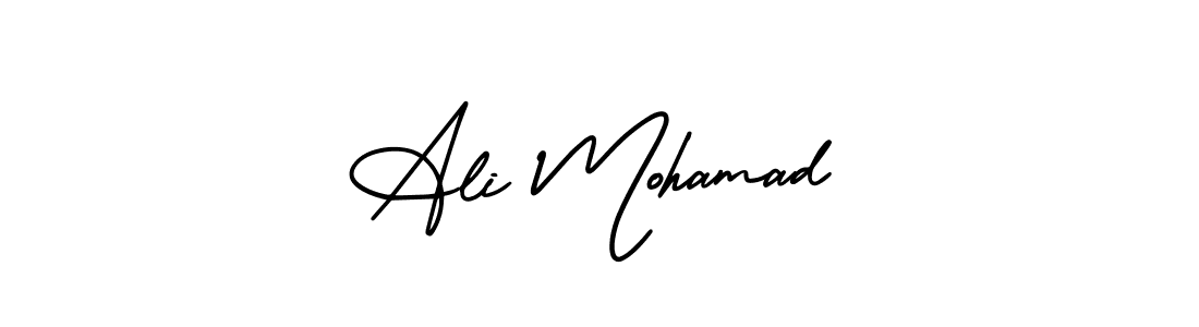 if you are searching for the best signature style for your name Ali Mohamad. so please give up your signature search. here we have designed multiple signature styles  using AmerikaSignatureDemo-Regular. Ali Mohamad signature style 3 images and pictures png