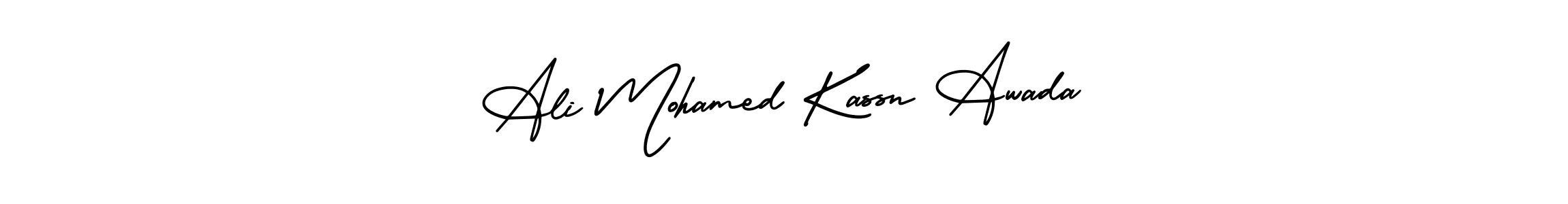 Make a short Ali Mohamed Kassn Awada signature style. Manage your documents anywhere anytime using AmerikaSignatureDemo-Regular. Create and add eSignatures, submit forms, share and send files easily. Ali Mohamed Kassn Awada signature style 3 images and pictures png