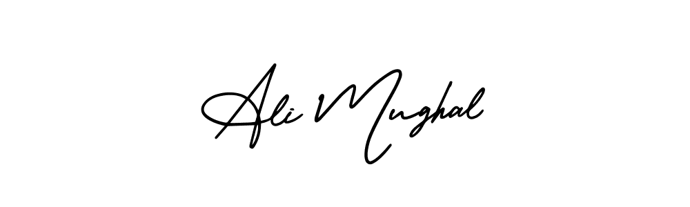 Use a signature maker to create a handwritten signature online. With this signature software, you can design (AmerikaSignatureDemo-Regular) your own signature for name Ali Mughal. Ali Mughal signature style 3 images and pictures png