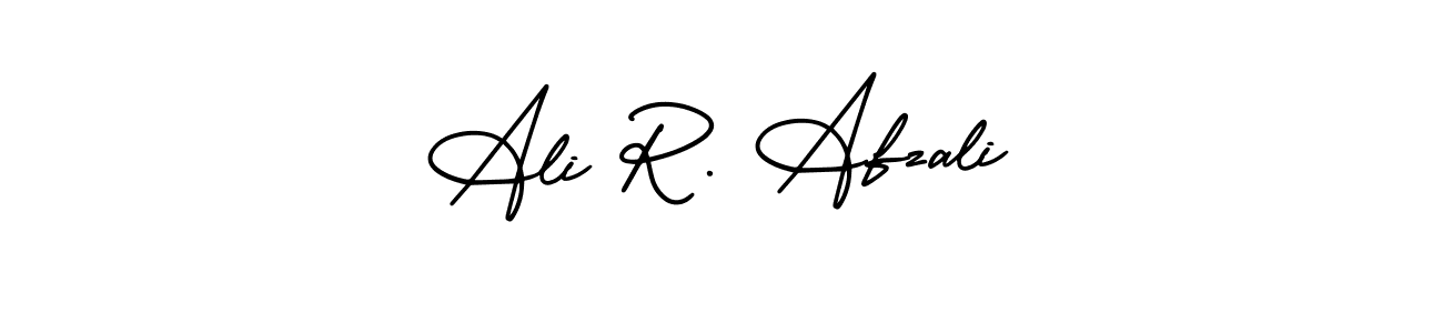 You can use this online signature creator to create a handwritten signature for the name Ali R. Afzali. This is the best online autograph maker. Ali R. Afzali signature style 3 images and pictures png