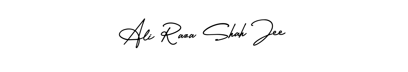 Design your own signature with our free online signature maker. With this signature software, you can create a handwritten (AmerikaSignatureDemo-Regular) signature for name Ali Raza Shah Jee. Ali Raza Shah Jee signature style 3 images and pictures png