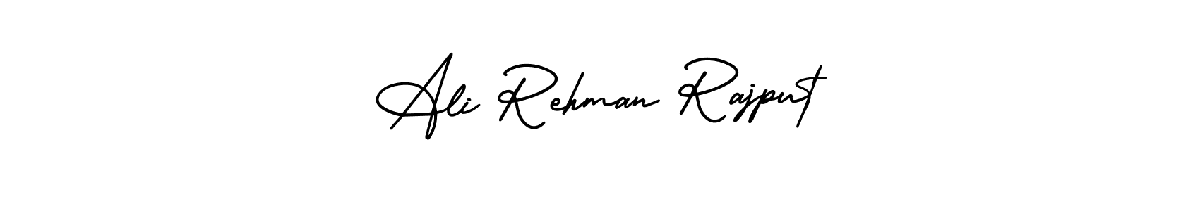 Ali Rehman Rajput stylish signature style. Best Handwritten Sign (AmerikaSignatureDemo-Regular) for my name. Handwritten Signature Collection Ideas for my name Ali Rehman Rajput. Ali Rehman Rajput signature style 3 images and pictures png