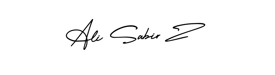 Make a beautiful signature design for name Ali Sabir Z. With this signature (AmerikaSignatureDemo-Regular) style, you can create a handwritten signature for free. Ali Sabir Z signature style 3 images and pictures png