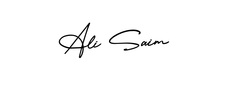 Best and Professional Signature Style for Ali Saim. AmerikaSignatureDemo-Regular Best Signature Style Collection. Ali Saim signature style 3 images and pictures png