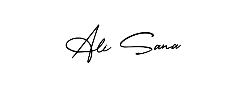 Design your own signature with our free online signature maker. With this signature software, you can create a handwritten (AmerikaSignatureDemo-Regular) signature for name Ali Sana. Ali Sana signature style 3 images and pictures png
