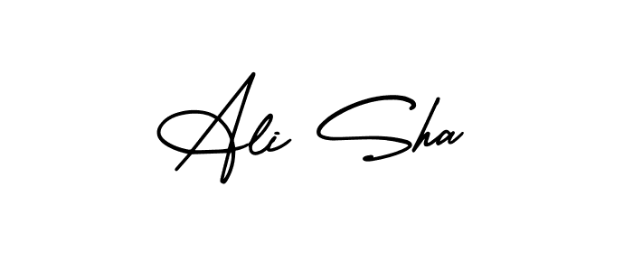 Also You can easily find your signature by using the search form. We will create Ali Sha name handwritten signature images for you free of cost using AmerikaSignatureDemo-Regular sign style. Ali Sha signature style 3 images and pictures png