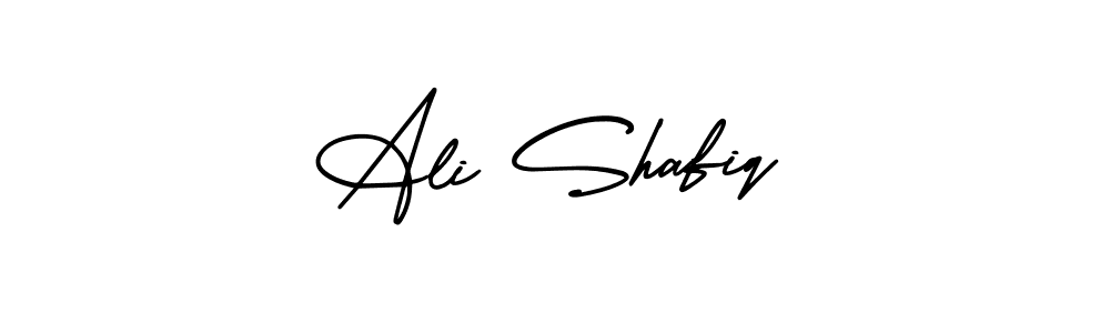 Use a signature maker to create a handwritten signature online. With this signature software, you can design (AmerikaSignatureDemo-Regular) your own signature for name Ali Shafiq. Ali Shafiq signature style 3 images and pictures png