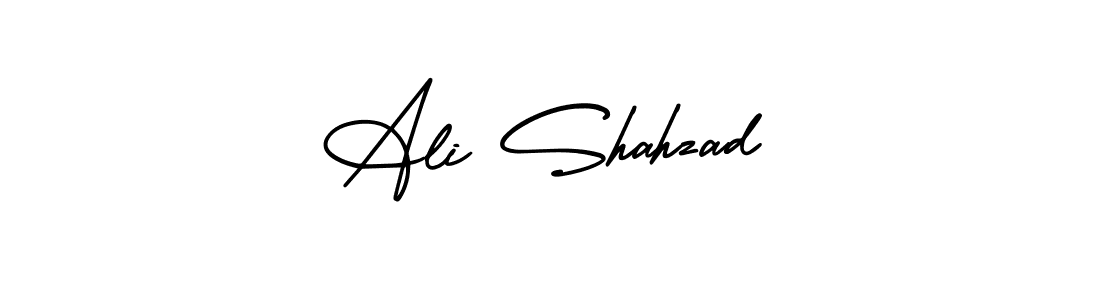 The best way (AmerikaSignatureDemo-Regular) to make a short signature is to pick only two or three words in your name. The name Ali Shahzad include a total of six letters. For converting this name. Ali Shahzad signature style 3 images and pictures png