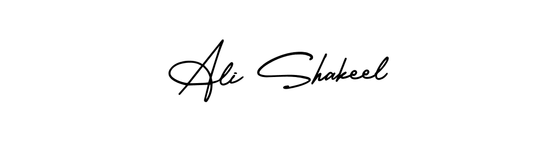 Design your own signature with our free online signature maker. With this signature software, you can create a handwritten (AmerikaSignatureDemo-Regular) signature for name Ali Shakeel. Ali Shakeel signature style 3 images and pictures png