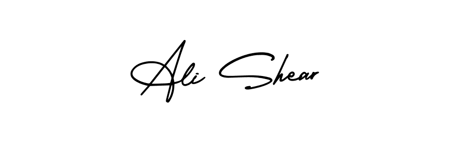 Ali Shear stylish signature style. Best Handwritten Sign (AmerikaSignatureDemo-Regular) for my name. Handwritten Signature Collection Ideas for my name Ali Shear. Ali Shear signature style 3 images and pictures png