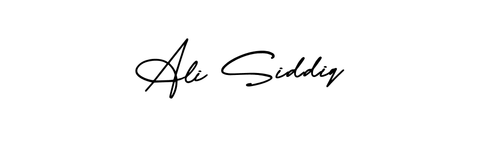 Ali Siddiq stylish signature style. Best Handwritten Sign (AmerikaSignatureDemo-Regular) for my name. Handwritten Signature Collection Ideas for my name Ali Siddiq. Ali Siddiq signature style 3 images and pictures png