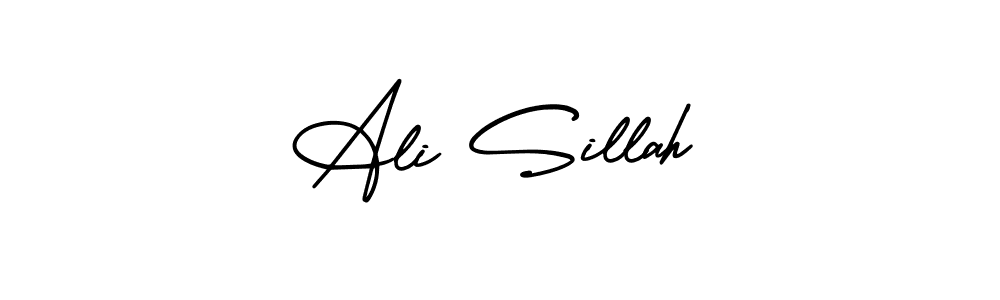 Design your own signature with our free online signature maker. With this signature software, you can create a handwritten (AmerikaSignatureDemo-Regular) signature for name Ali Sillah. Ali Sillah signature style 3 images and pictures png