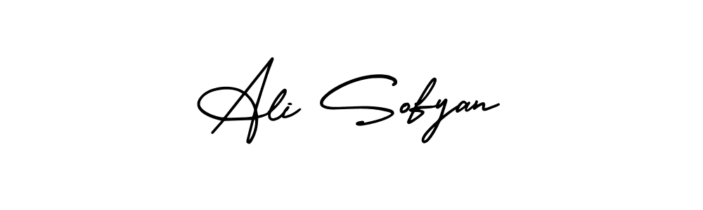 Ali Sofyan stylish signature style. Best Handwritten Sign (AmerikaSignatureDemo-Regular) for my name. Handwritten Signature Collection Ideas for my name Ali Sofyan. Ali Sofyan signature style 3 images and pictures png