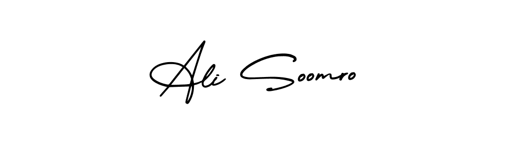 How to make Ali Soomro signature? AmerikaSignatureDemo-Regular is a professional autograph style. Create handwritten signature for Ali Soomro name. Ali Soomro signature style 3 images and pictures png